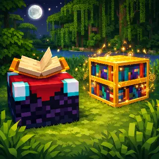 Runed Bookshelf (Apothic Enchanting addon)