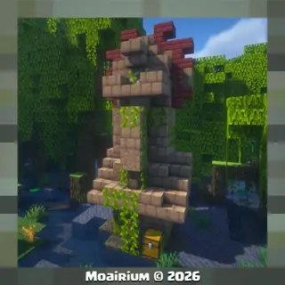 Mangrove Mud Moai Statue
