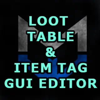 Loot Table & Item Tag Editor GUI