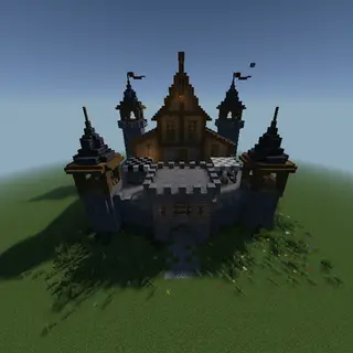 Medium Medieval Spruce Castle Starter Base