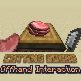 Farmer's Delight Offhand Cutting Board Interaction