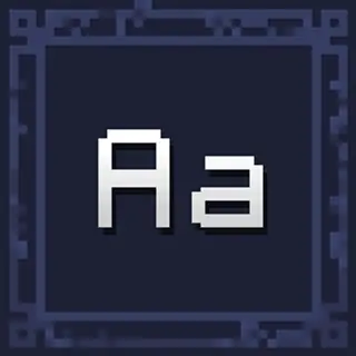 PandaMine's Font Tweaks - Small Caps (Minecraft-Five), Smooth (32x), PVP Font