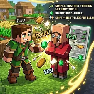Villager FastTrades : auto , instant and easy