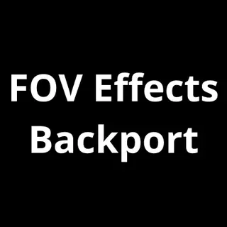 FOV Effects Backport