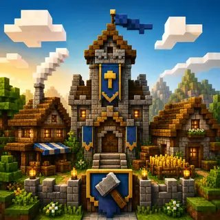 Founding Realms - Millénaire + MineColonies Town Building Adventure