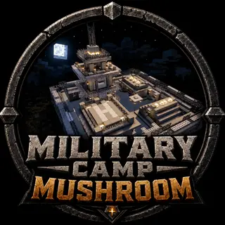 Military Camp Mushroom Starter Base Structure Modern. For Fungal Infection Spore
