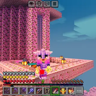 Cherry treehouse Made by MeowlYT and nari/narii