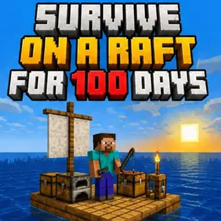 Survive on a raft for 100 Days