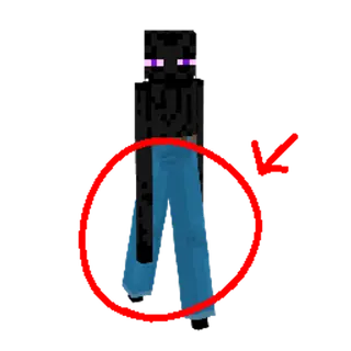 Endermen with pants