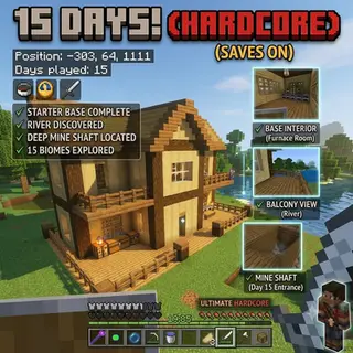 True Hardcore Survival World | 15 Days [Achievements Enabled]