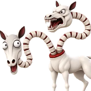 Morph Into Long Neck Horse