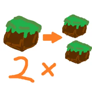 Double block drops (achievement friendly)