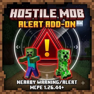 Hostile Mob Radar & Alert [Achievement Friendly]