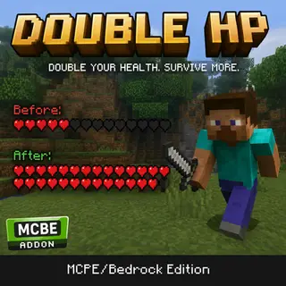 Double HP - Minecraft Health Addon