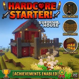 Hardcore Survival Starter House [Achievements Enabled]