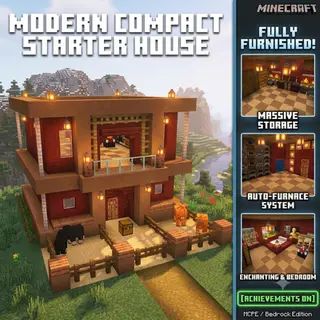 Modern Aesthetic Starter House [Achievements On]
