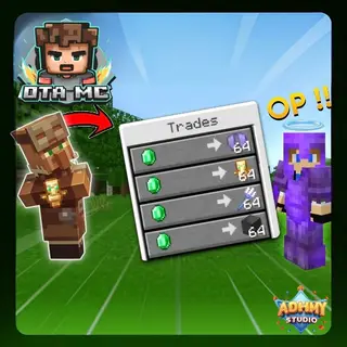 Villagers Trade OP Items by DtA MC