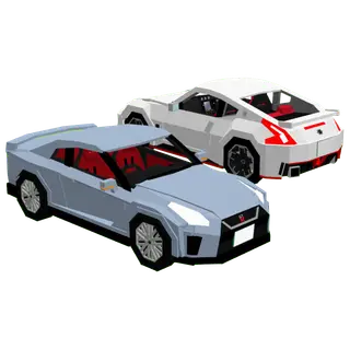 Nissan R35 GTR + 370Z Car Addon Pack - Simple Car Series