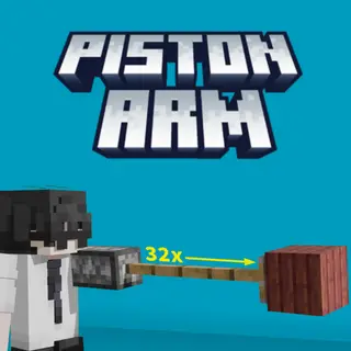 Piston arm - Build 32 blocks away
