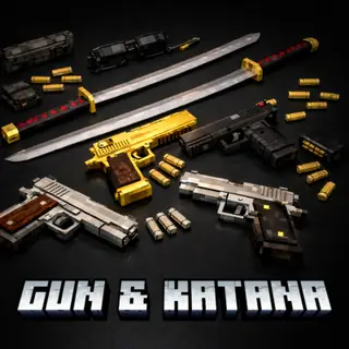 Gun and Katana