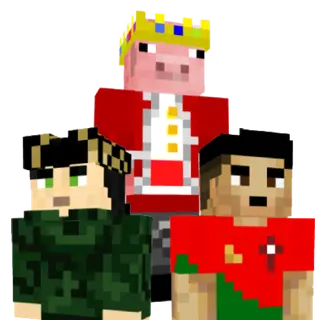 Legends Skin pack [25 skins!] Superman, Technoblade, Batman, etc