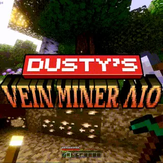 Dusty's VeinMiner AIO | Bug Fixes, Improvements, Silk Touch Safe | v1.0.9
