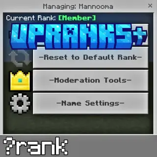 UpRanks+ V2 (chat rank system)