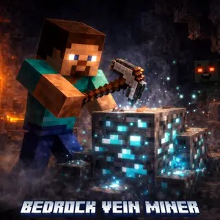 bedrock vein miner [ Achievements Friendly]