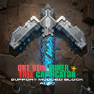 Ore Vein Miner & Tree Capitator (Universal Mod Support!)
