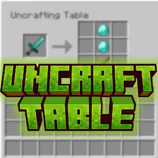 Uncraft Table Addon