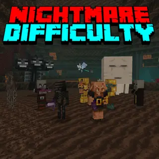 NIGHTMARE DIFFICULTY: Harder mobs, world and survival