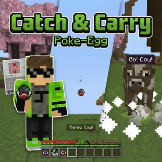 Catch & Carry "catch mobs using pokemon egg"  [ACHIEVEMENT FRIENDLY]