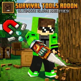 Survival Tools "magnet + sneak to grow + tree capitator ...."