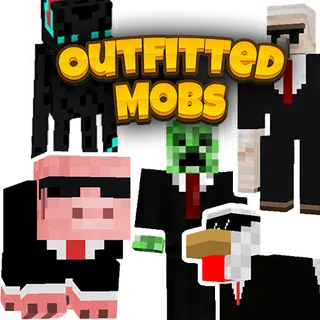 OutFitted Mobs Texture Pack | Dressed up Mob skins!