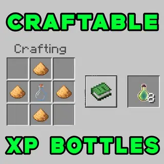 Craftable Experience Bottles (XP Bottles)