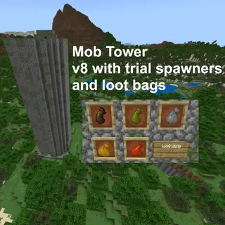 Mob Tower Mod v8 with trial spawners