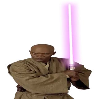 Purple lightsaber