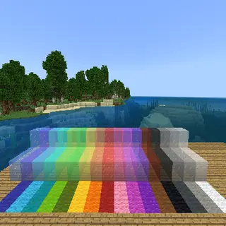 Colored Ice Blocks