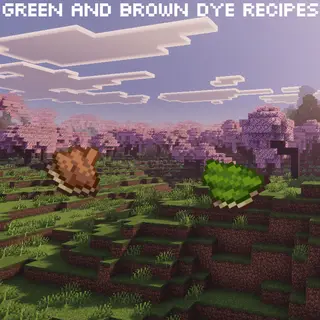 Brown And Green Dye Recipes