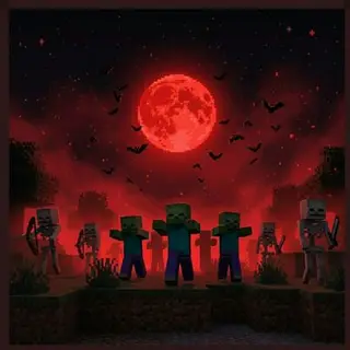 Voxel Bro Blood Moon - Survival Challenge