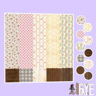 The Faye Wallpaper & Flooring Set