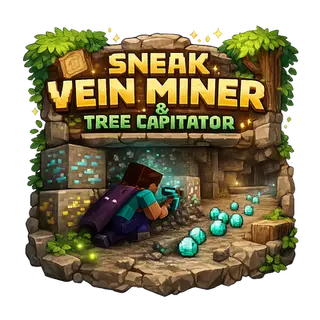 Sneak Vein Miner & Tree Capitator