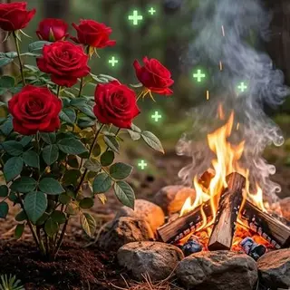Rose Healing Campfire