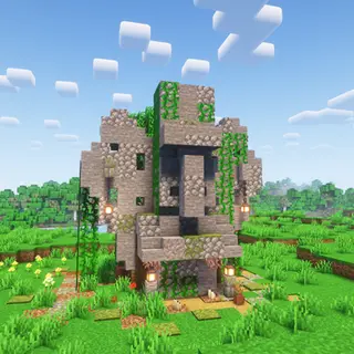Old Villager Statue Bedrock Port