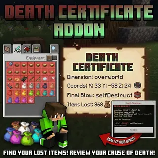 Death Certificate "you death information location..."
