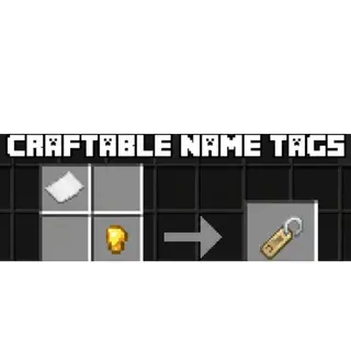 Craftable nametag (upcoming in new version)