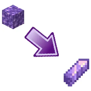 Unpackable Amethyst Blocks
