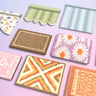 The Faye Rugs & Curtains Set