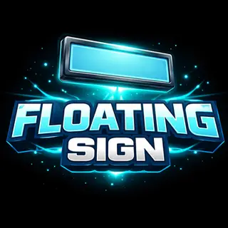 Simple Floating Sign