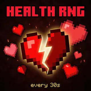 Minecraft but your health is randomize in every 30 seconds